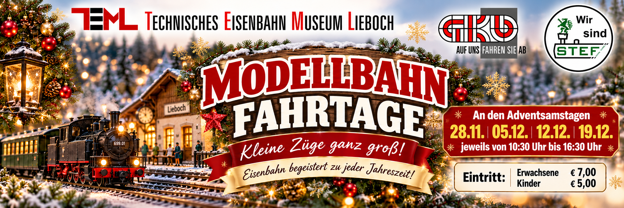 Modellbahnfahrtage im TEML